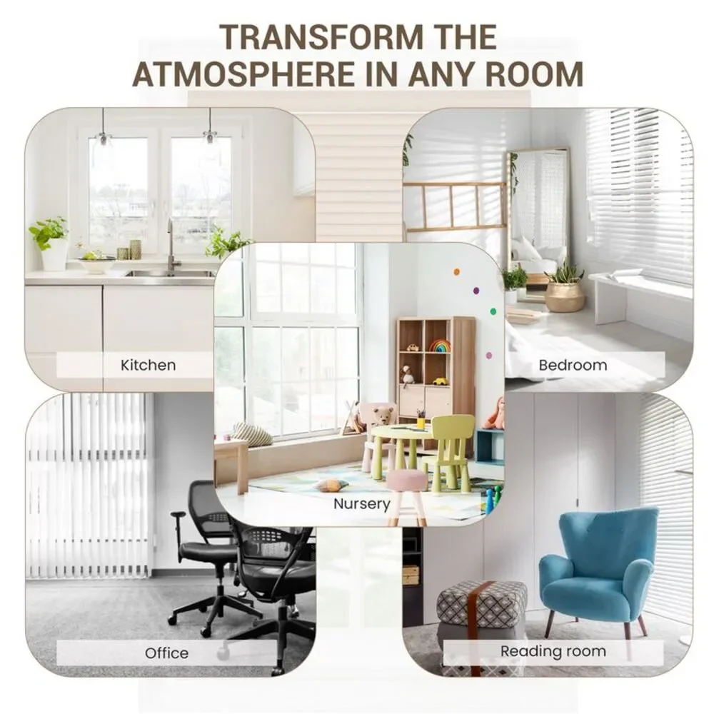 PowerSellerUSA Cordless Window Blinds, Privacy & Light Filtering 1